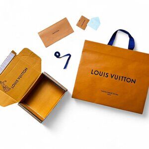 Louis Vuitton Shopping Bag, Ribbon & Shipping Box Set 🧡